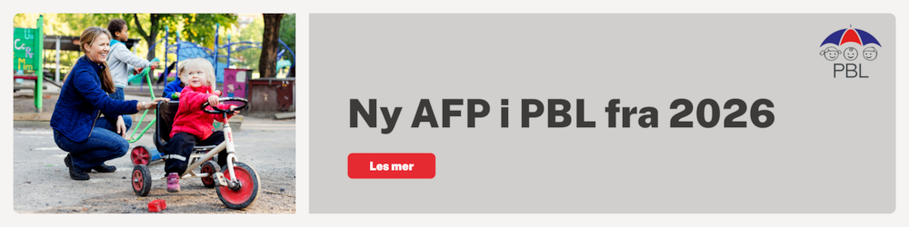Ny AFP i PBL fra 2026